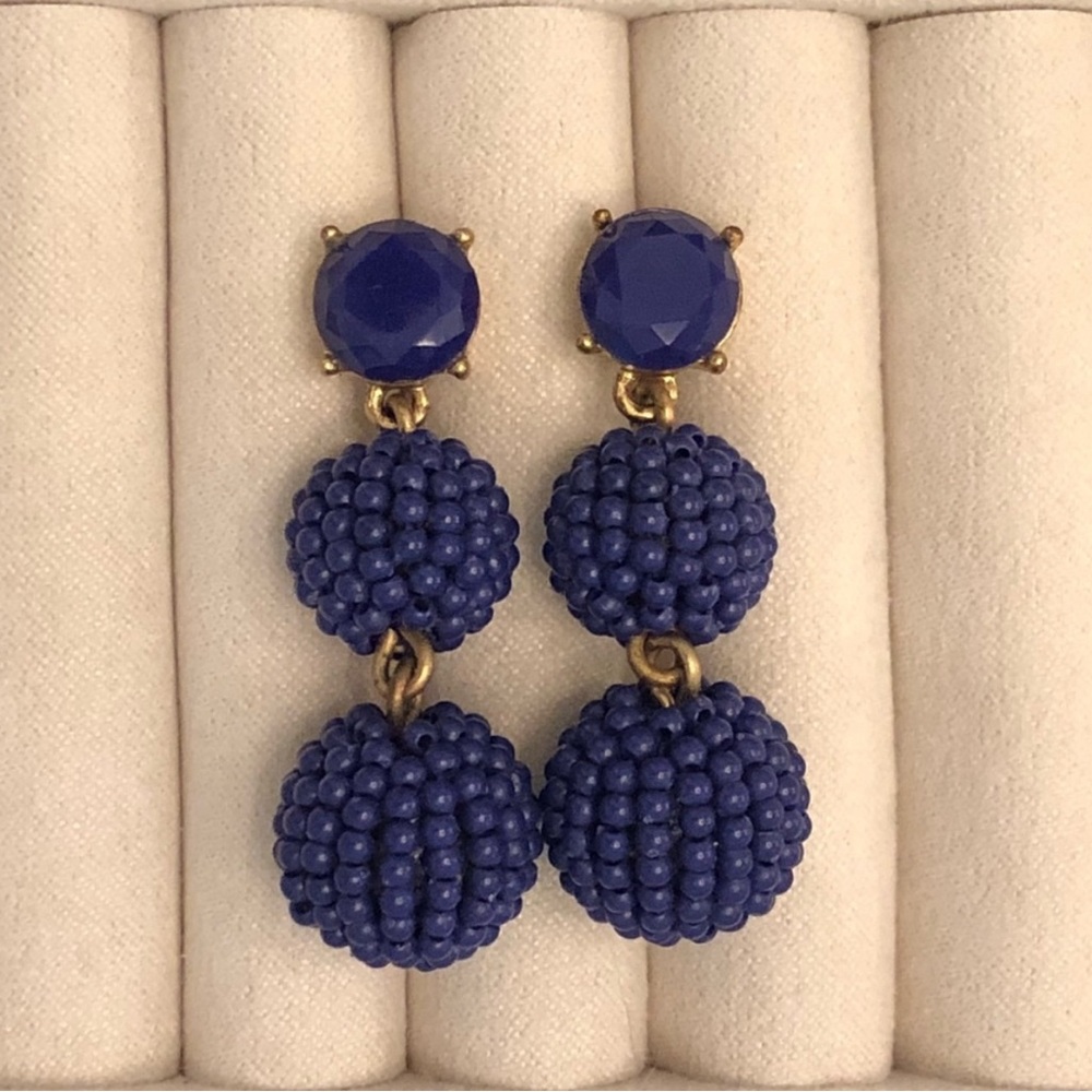 J.Crew | Seed Bead Drop Earrings | 1.75” Length